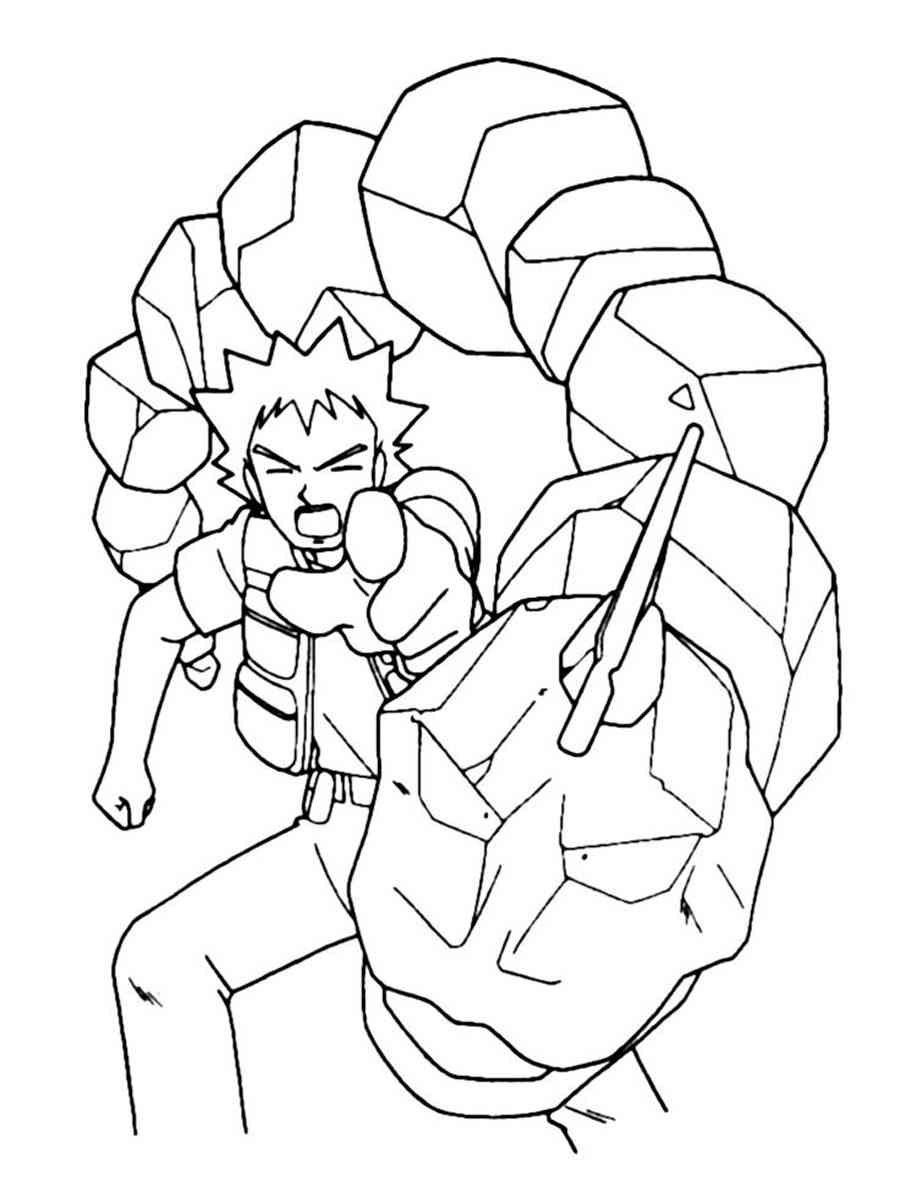 Pokemon onix coloring pages