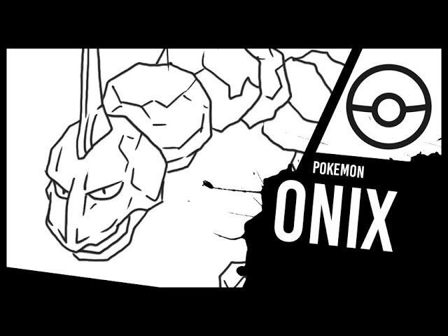 How to draw onix pokãon step by step