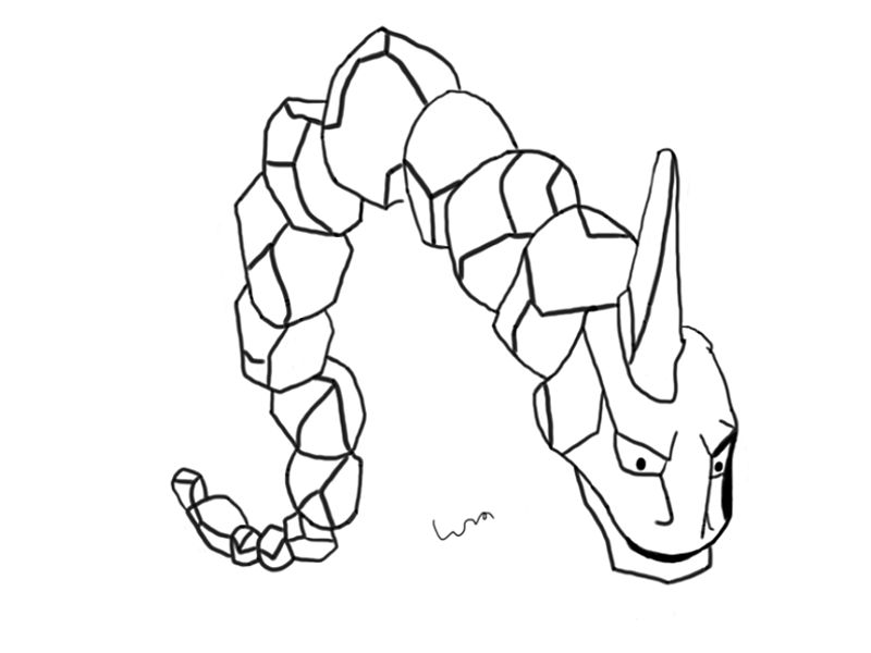 Onix drawing original by ixonionxi on