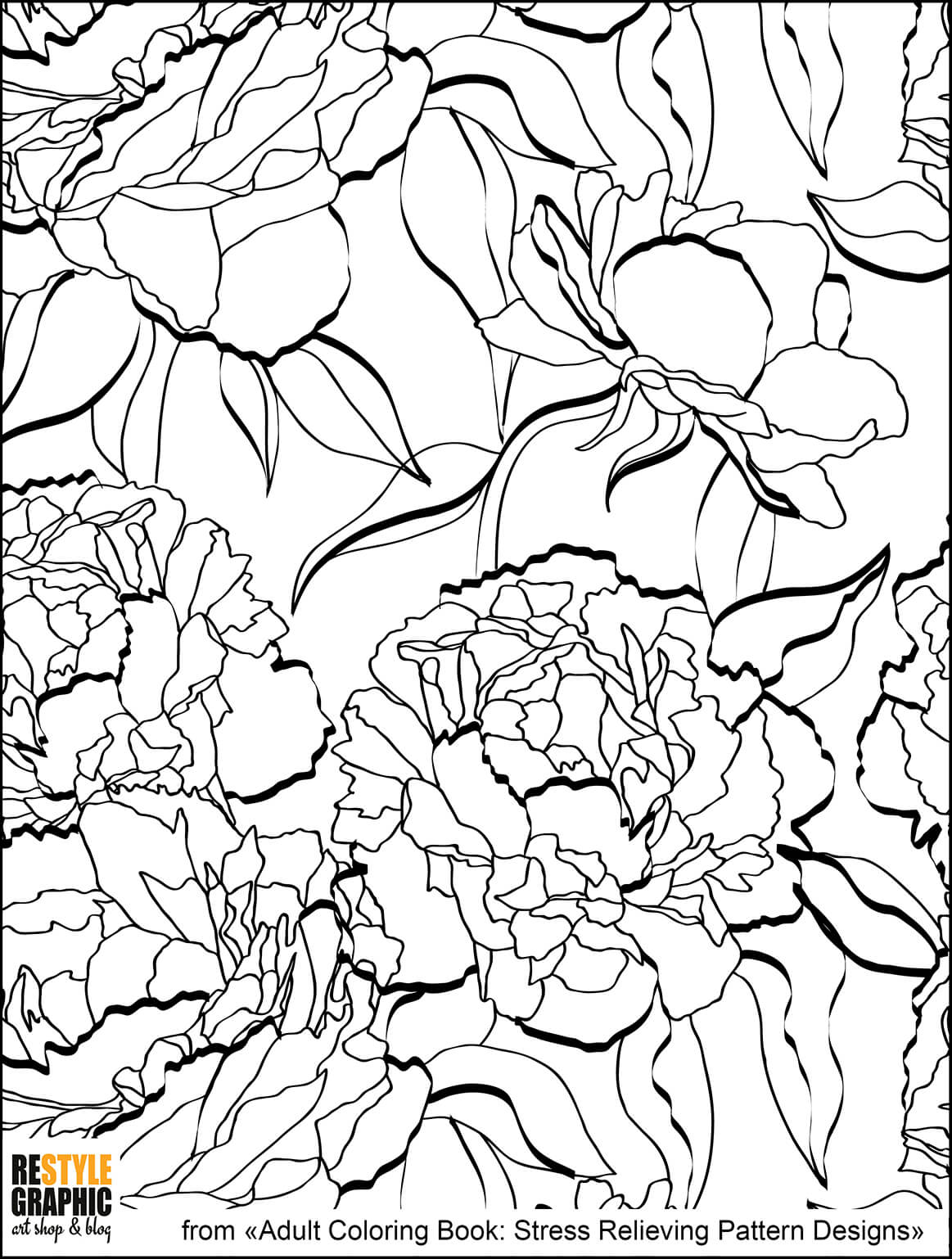 Free adult coloring pages to be creative