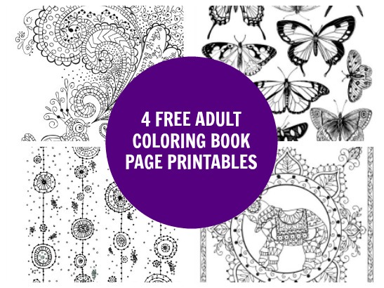 Free adult coloring book page printables plaid online