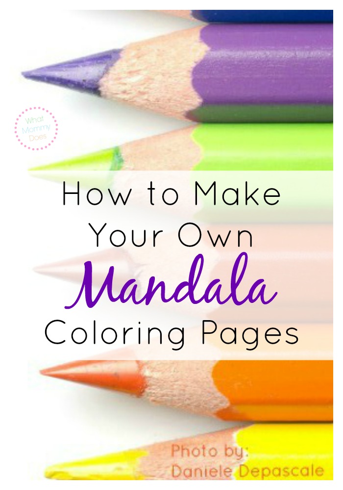 How to make your own mandala coloring pages for free online