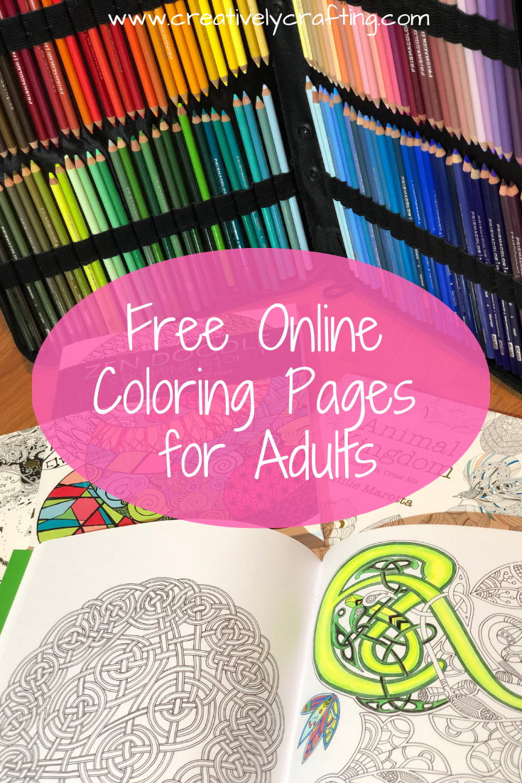 Free online coloring pages for adults