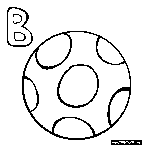 Alphabet online coloring pages