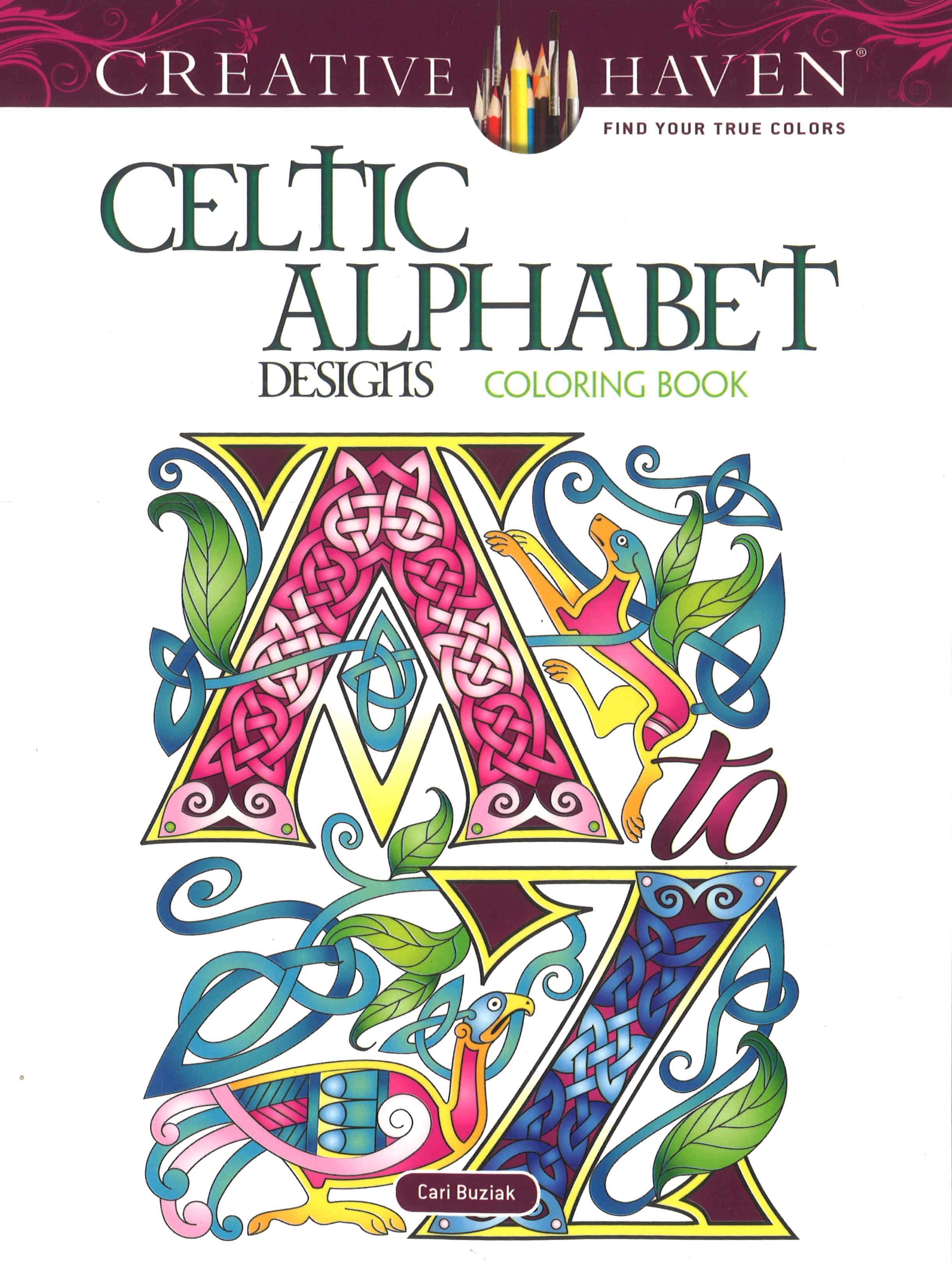 Celtic alphabet designs