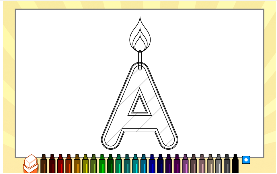 Alphabet coloring