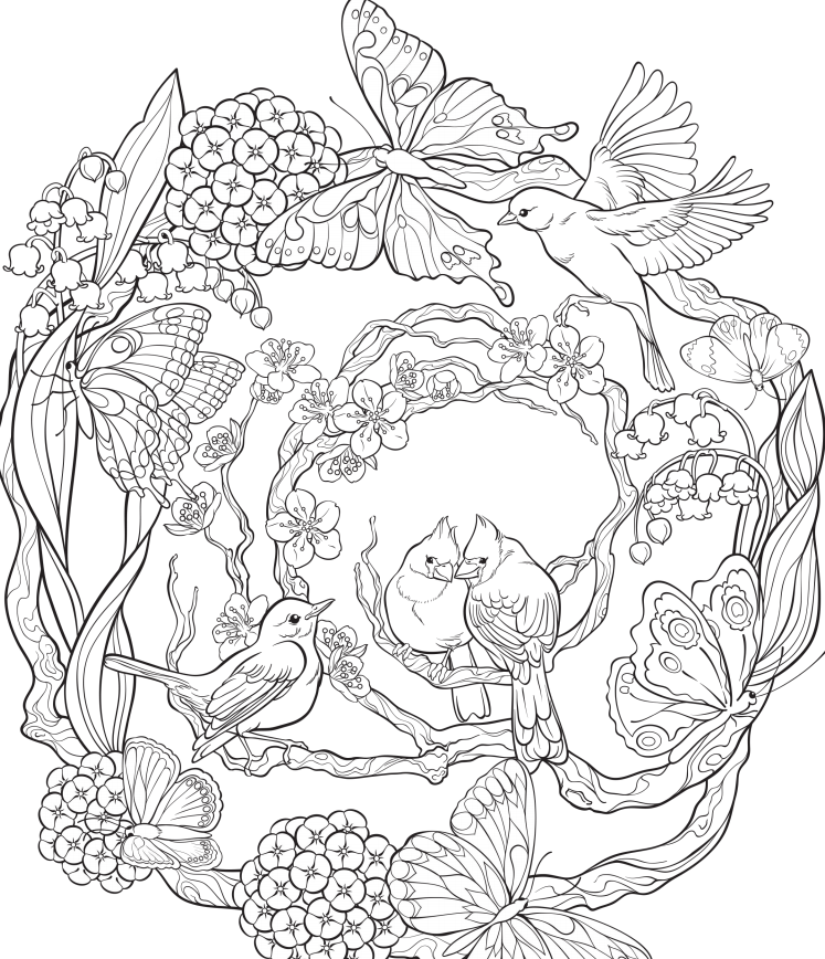 Free online coloring pages for adults