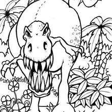 Dinosaur coloring pages