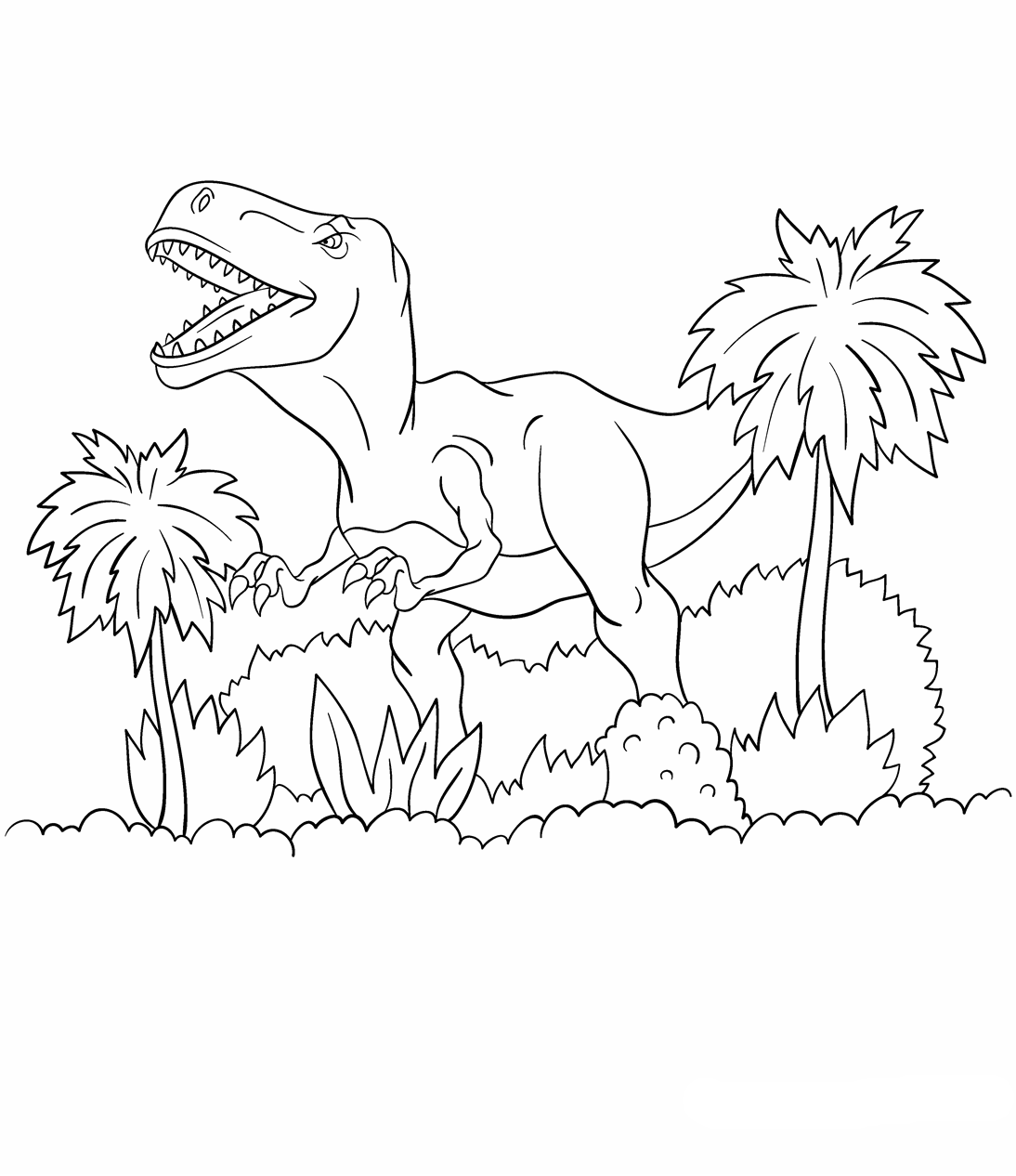 Dinosaurs online coloring