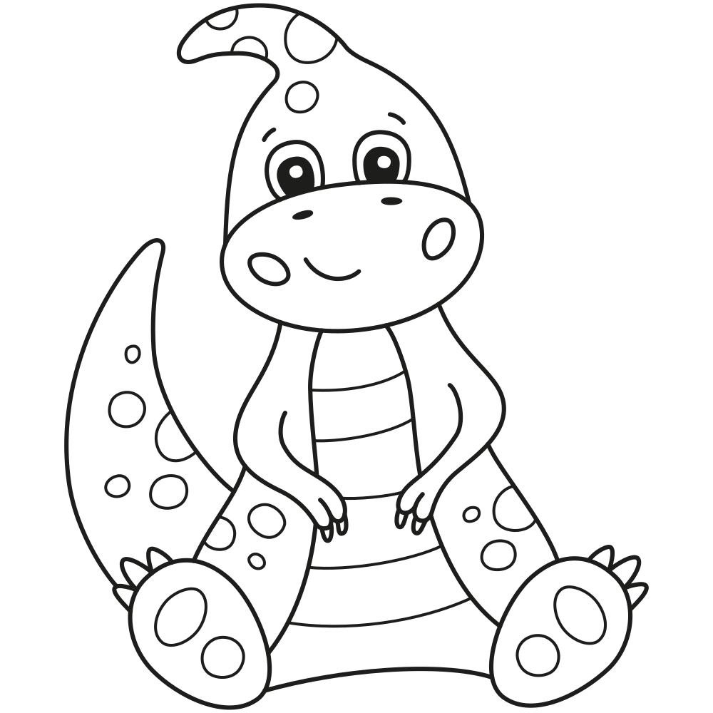 Free online and printable dinosaur coloring pages for kids