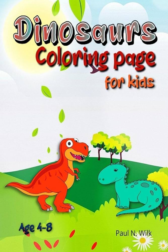 Buy dosaurs colorg pages for kids super fun dosaur colorg pages for kids cute baby dosaurs colorg pages for boys girls toddlers age