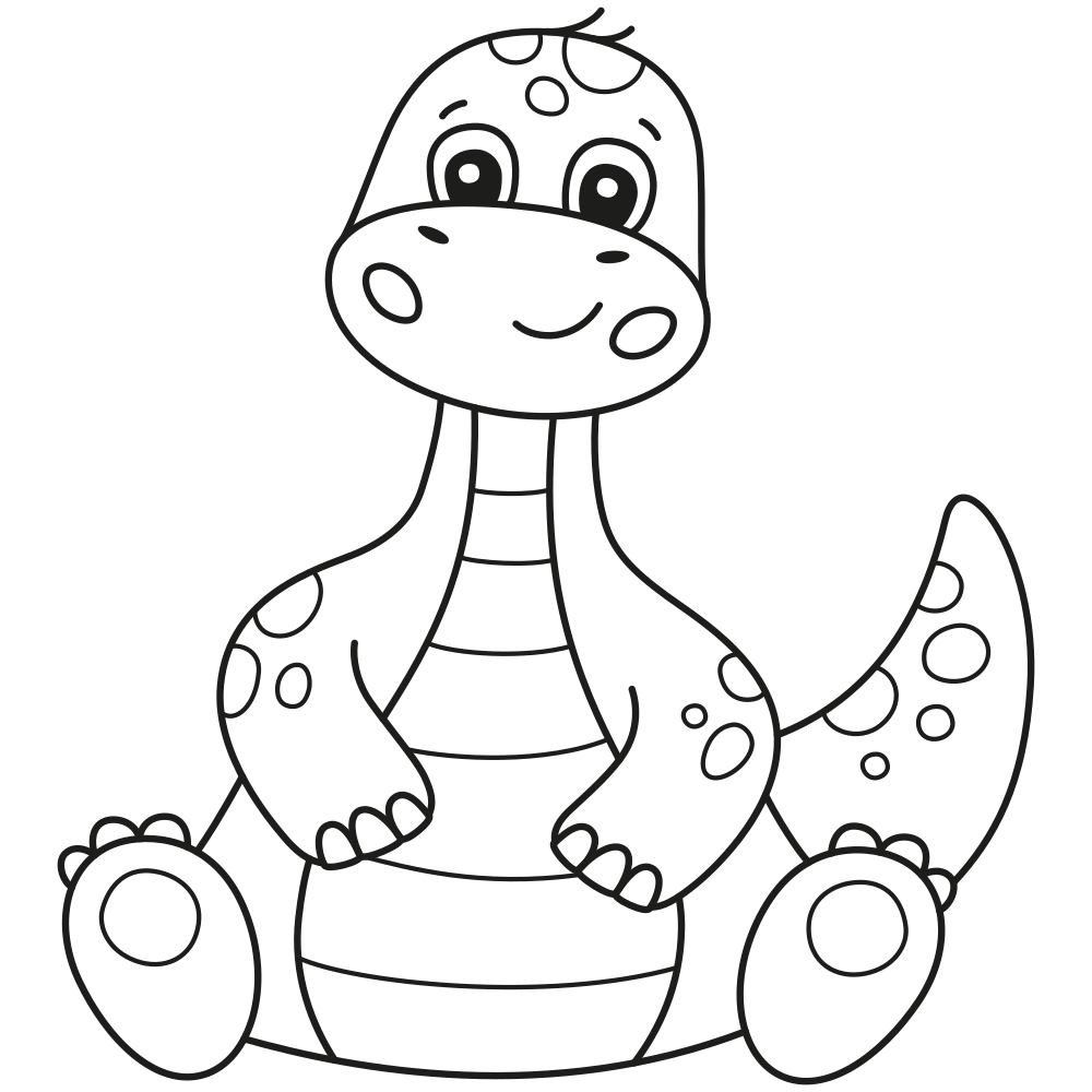 Free online and printable dinosaur coloring pages for kids