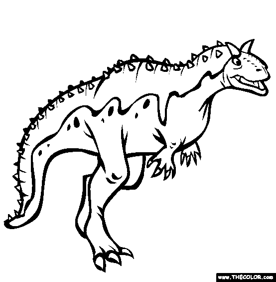 Dinosaur online coloring pages