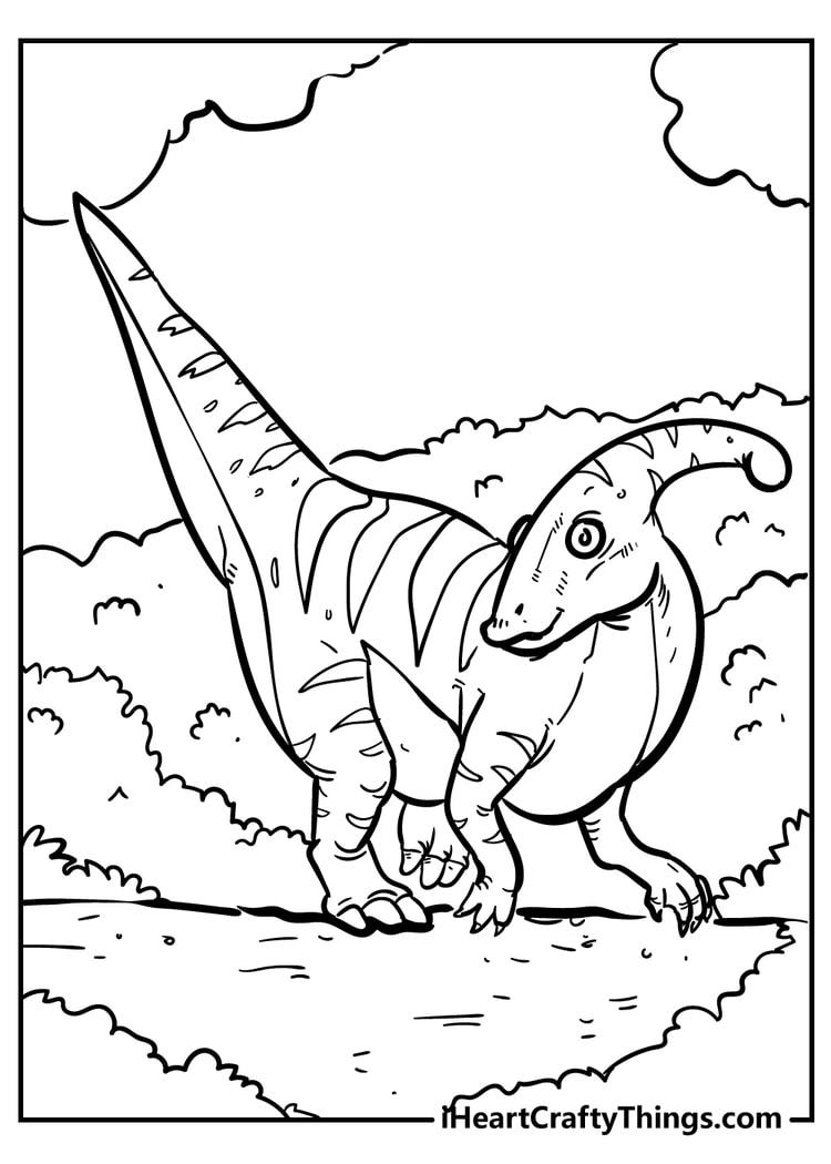 Dinosaur coloring pages