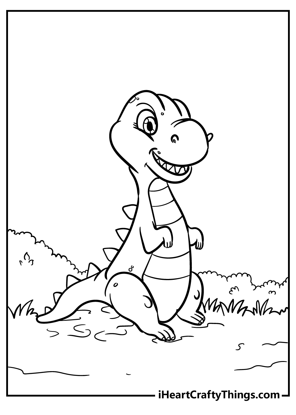 Dinosaur coloring pages