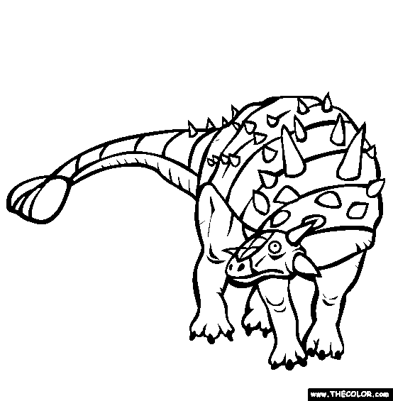 Dinosaur online coloring pages