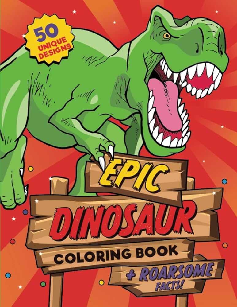 Buy dosaur colorg book for kids ages