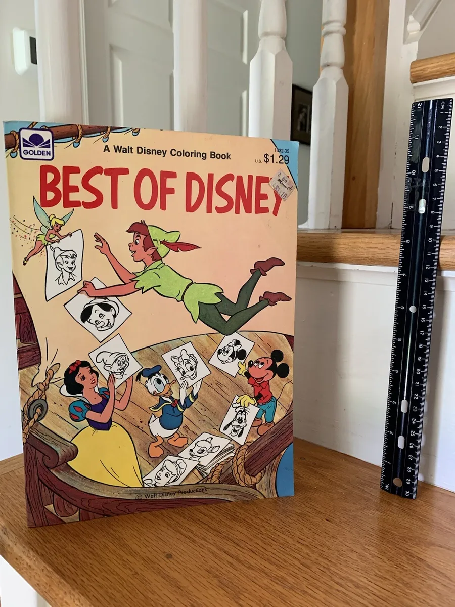 A walt disney coloring book best of disney golden