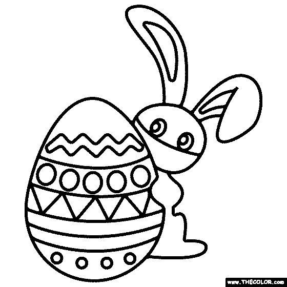 Easter online coloring pages