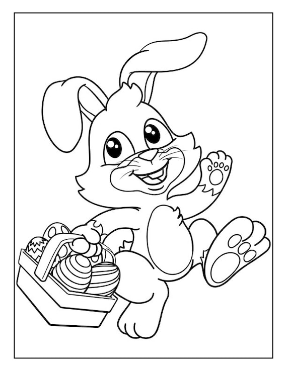 Buy easter coloring pages happy easter printable pdf coloring online in india