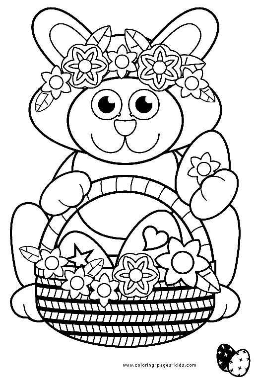 Easter coloring sheet