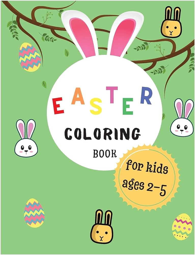 Easter coloring book for kids ages