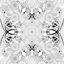 Mandala coloring pages