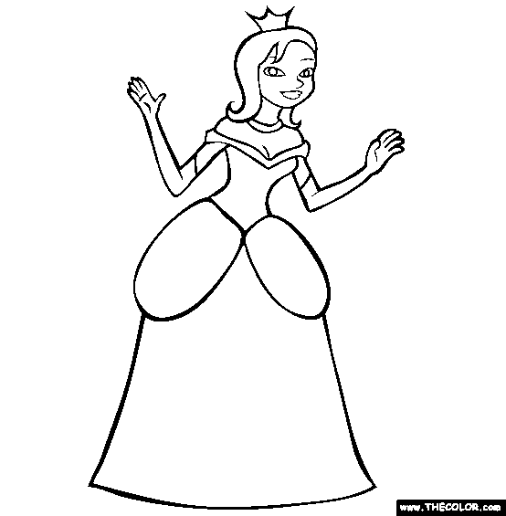 Prince and princess online coloring pages