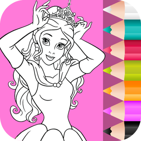 Princess coloring book