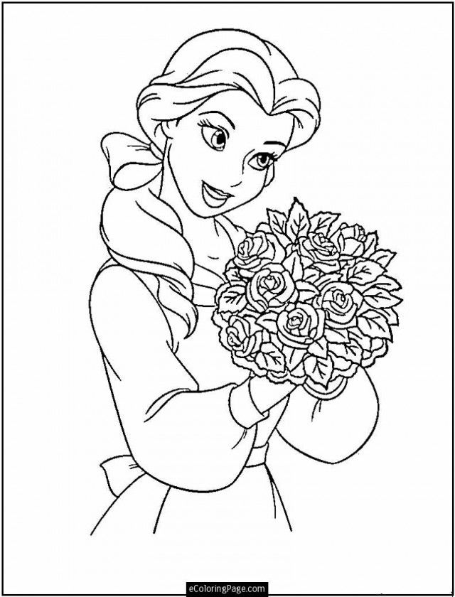 Printable princess coloring pages