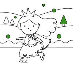 Princess coloring pages for kids