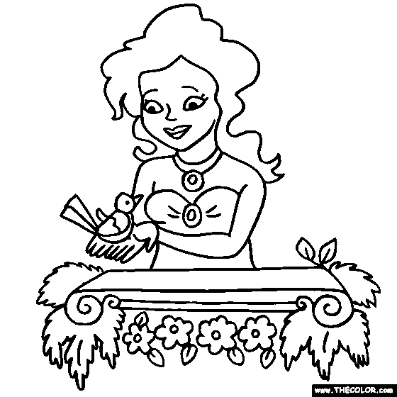 Prince and princess online coloring pages