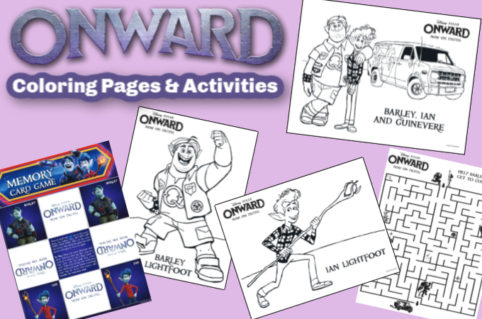 Onward coloring pages and activities fun money mom