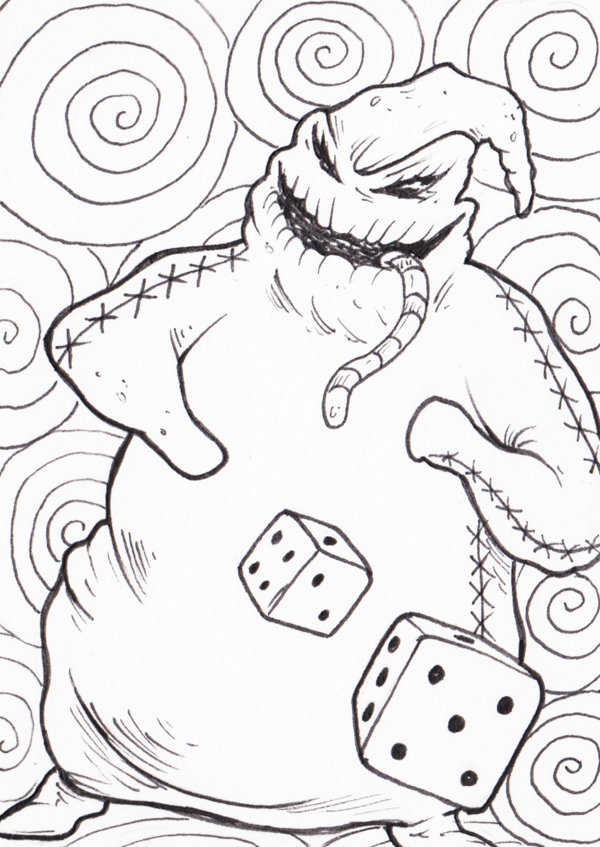 Inktober day â oogie boogie â charmys army â the ic strip