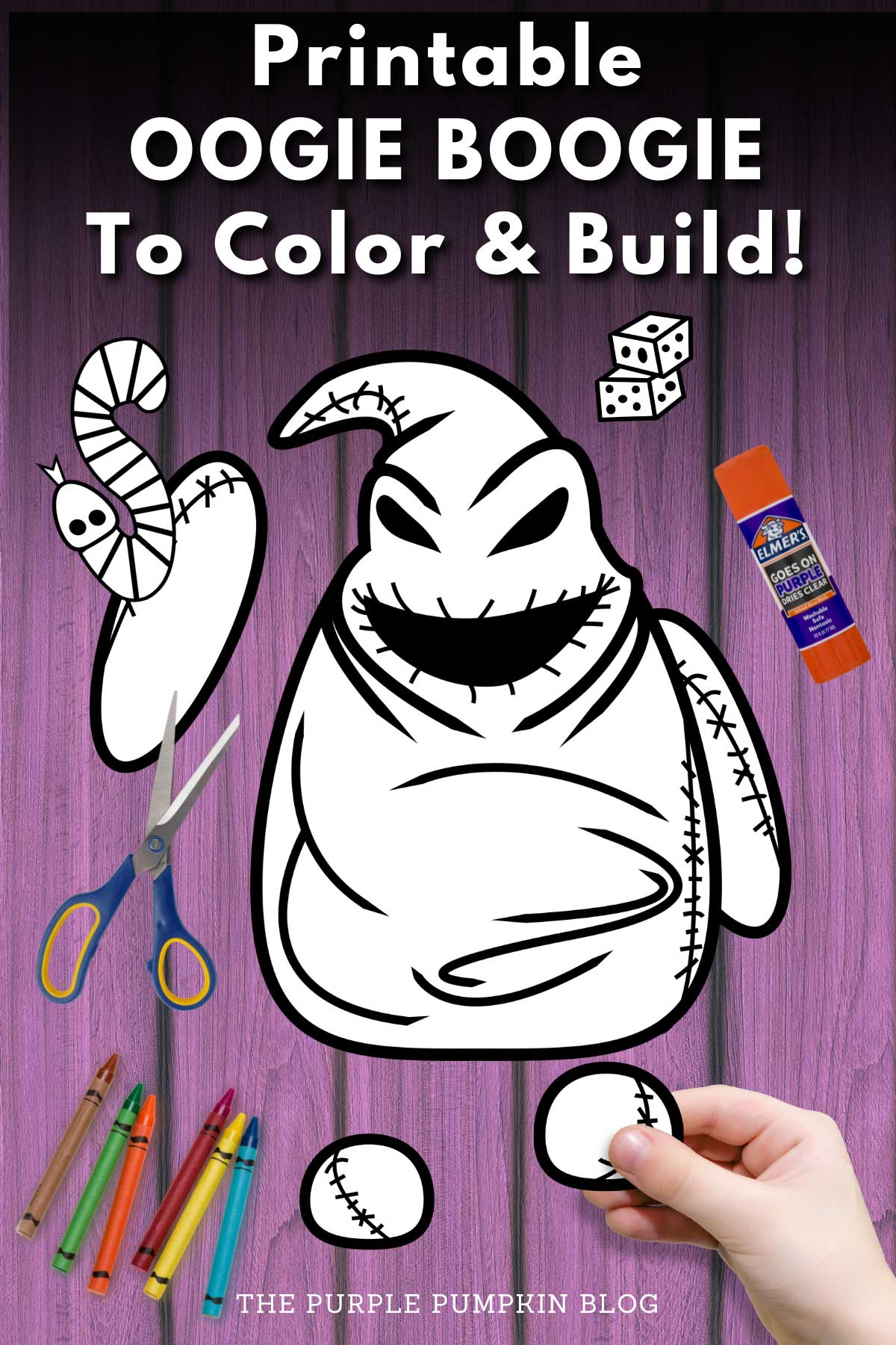 Printable color build oogie boogie