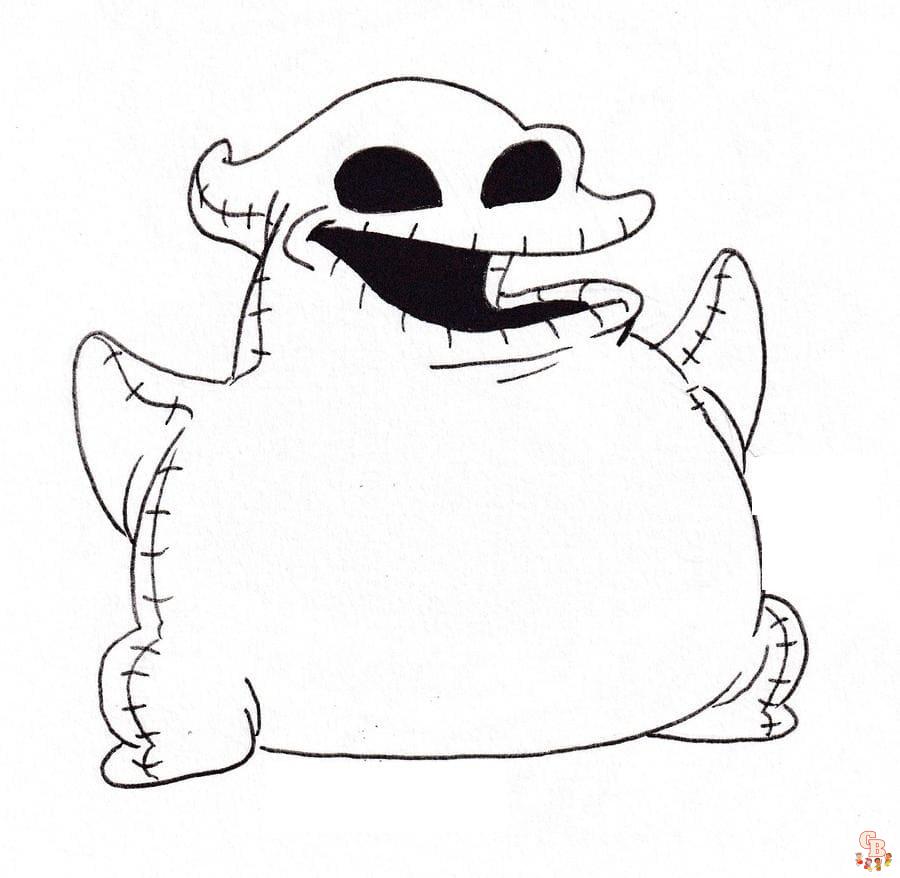 Printable oogie boogie coloring pages free for kids and adults