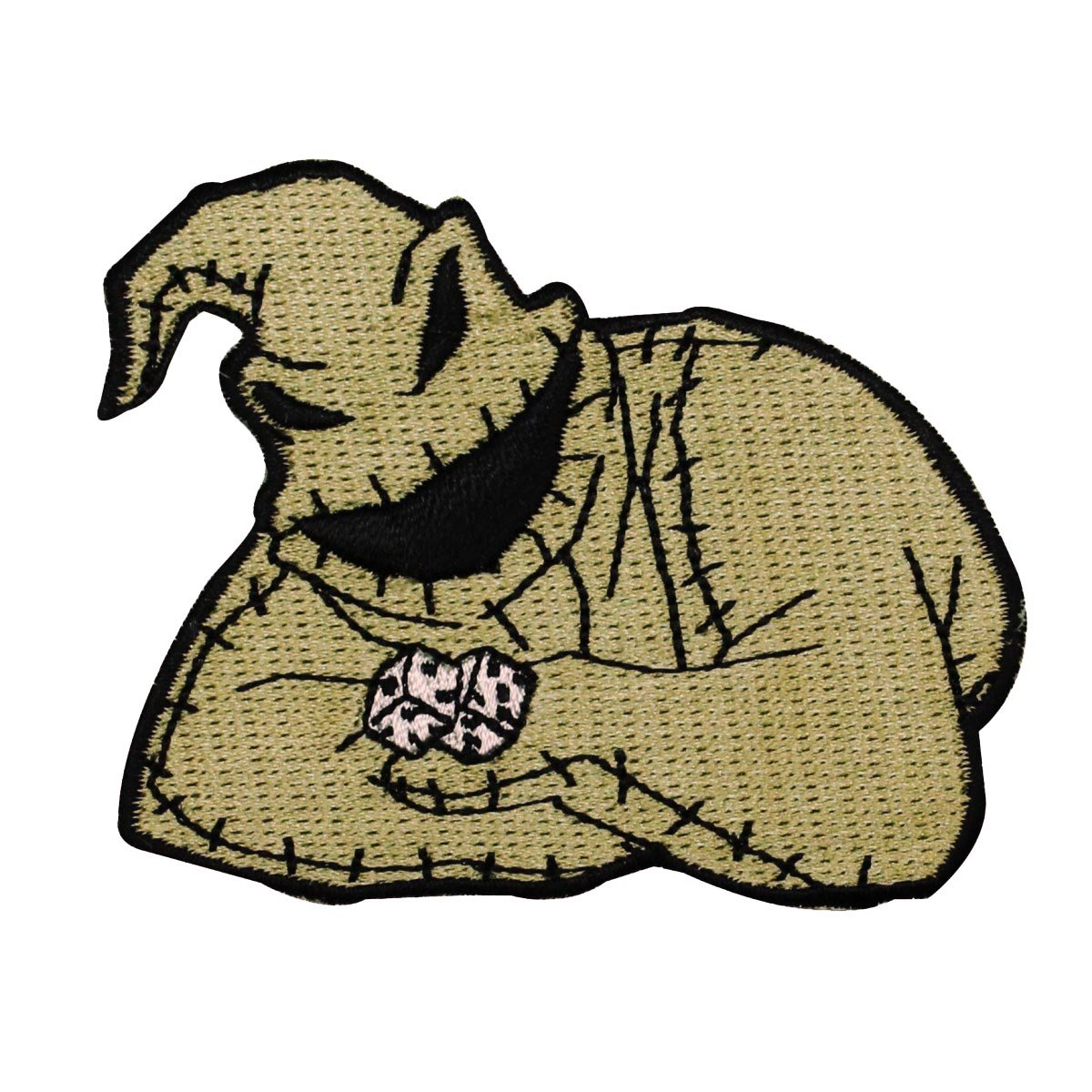 Oogie boogie nightmare before christmas character craft iron on applique patch