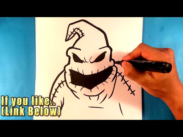 How to draw oogie boogie