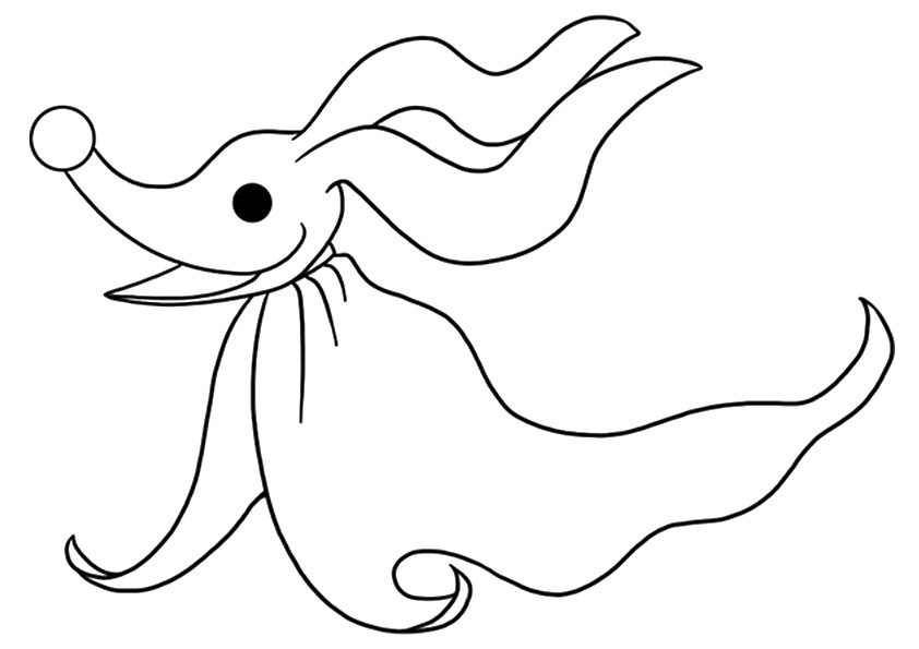 Free printable nightmare before christmas coloring pages