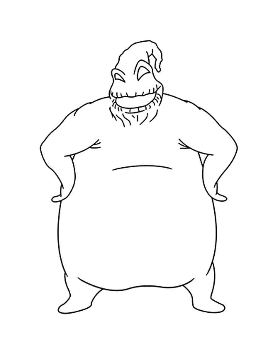 Oogie boogie coloring pages