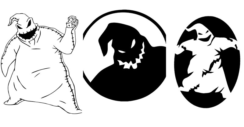 Updated oogie boogie svg files