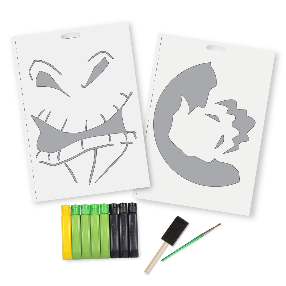 Disney oogie boogie pumpkin painting kit in the pumpkin carving tools kits department at