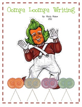 Oompa loompa writing packet by nicole vanostrand tpt