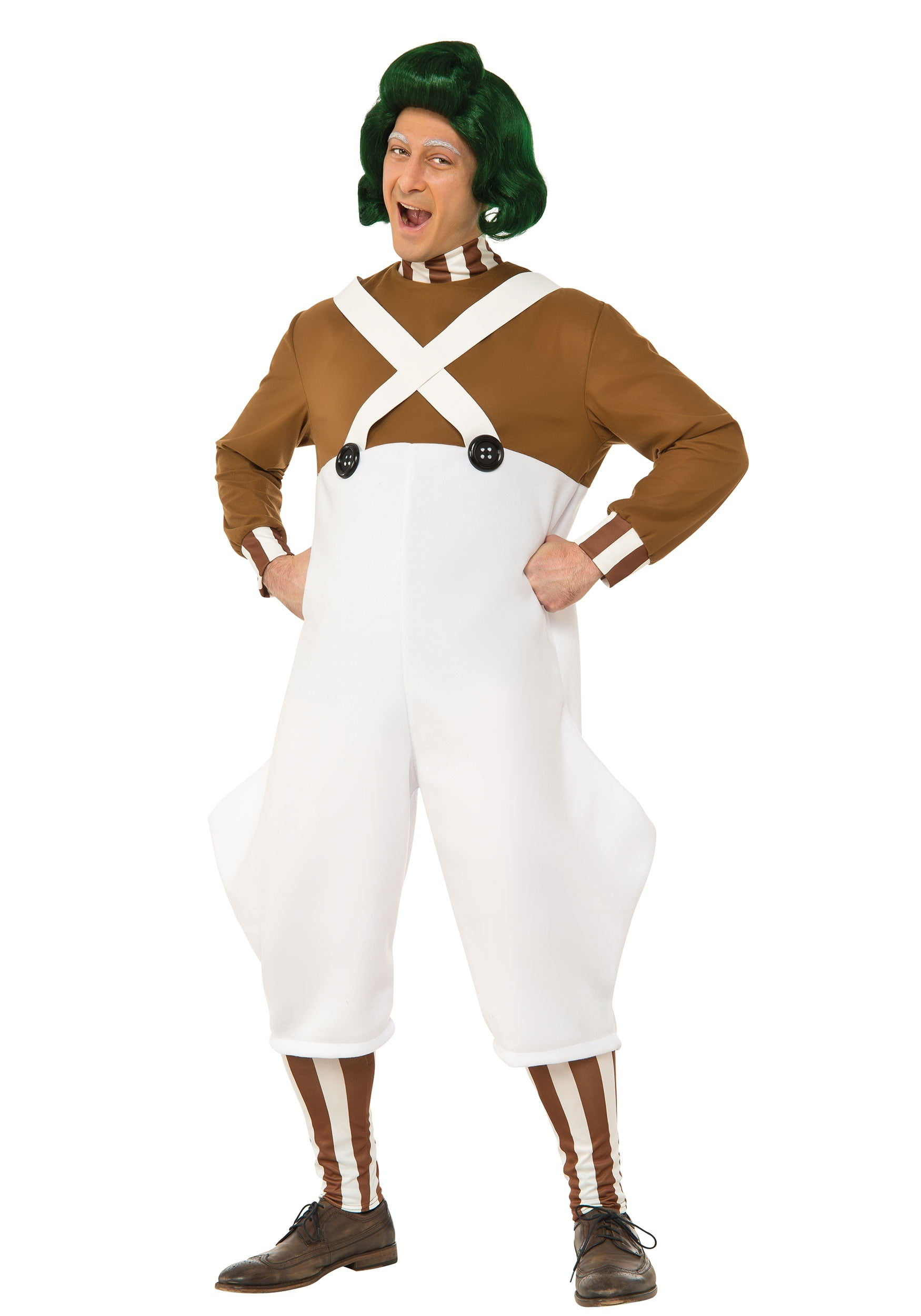 Mens deluxe oompa loompa costume