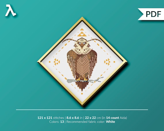 The legend of zelda ocarina of time kaepora gaebora owl videogame cross stitch pattern instant download pdf