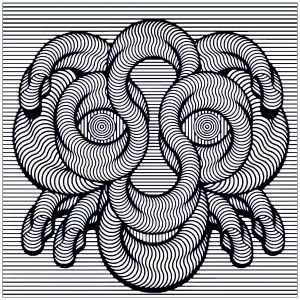 Optical illusions op art