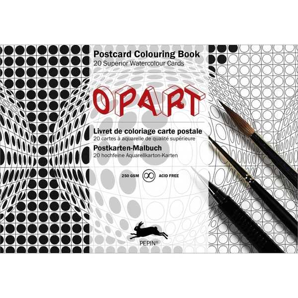 Postcard colouring book