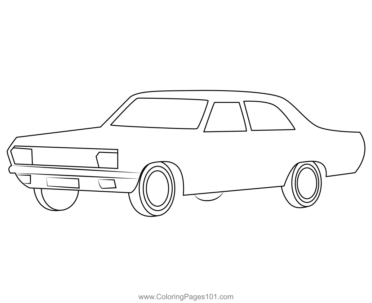 Adam opel ag coloring page for kids