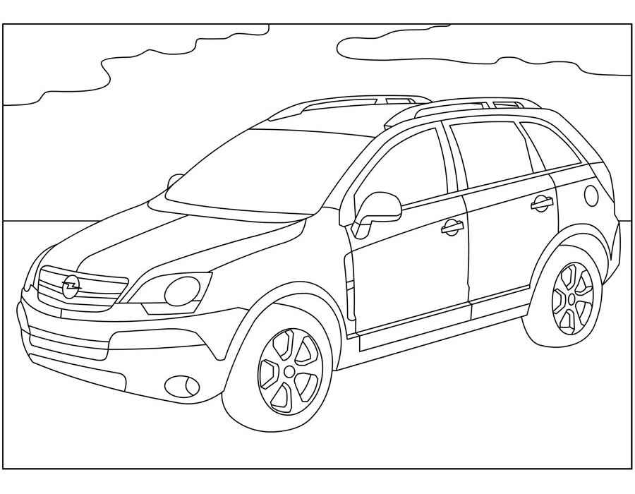 Opel coloring pages ð to print and color