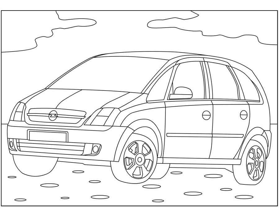 Opel coloring pages ð to print and color